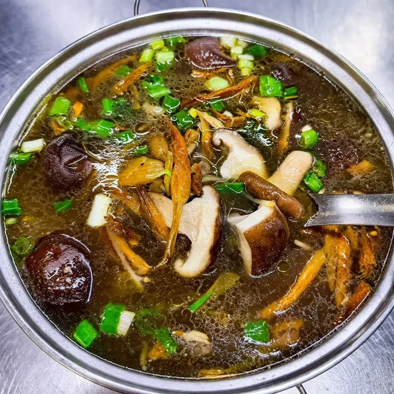 香菇金針湯(可素食)